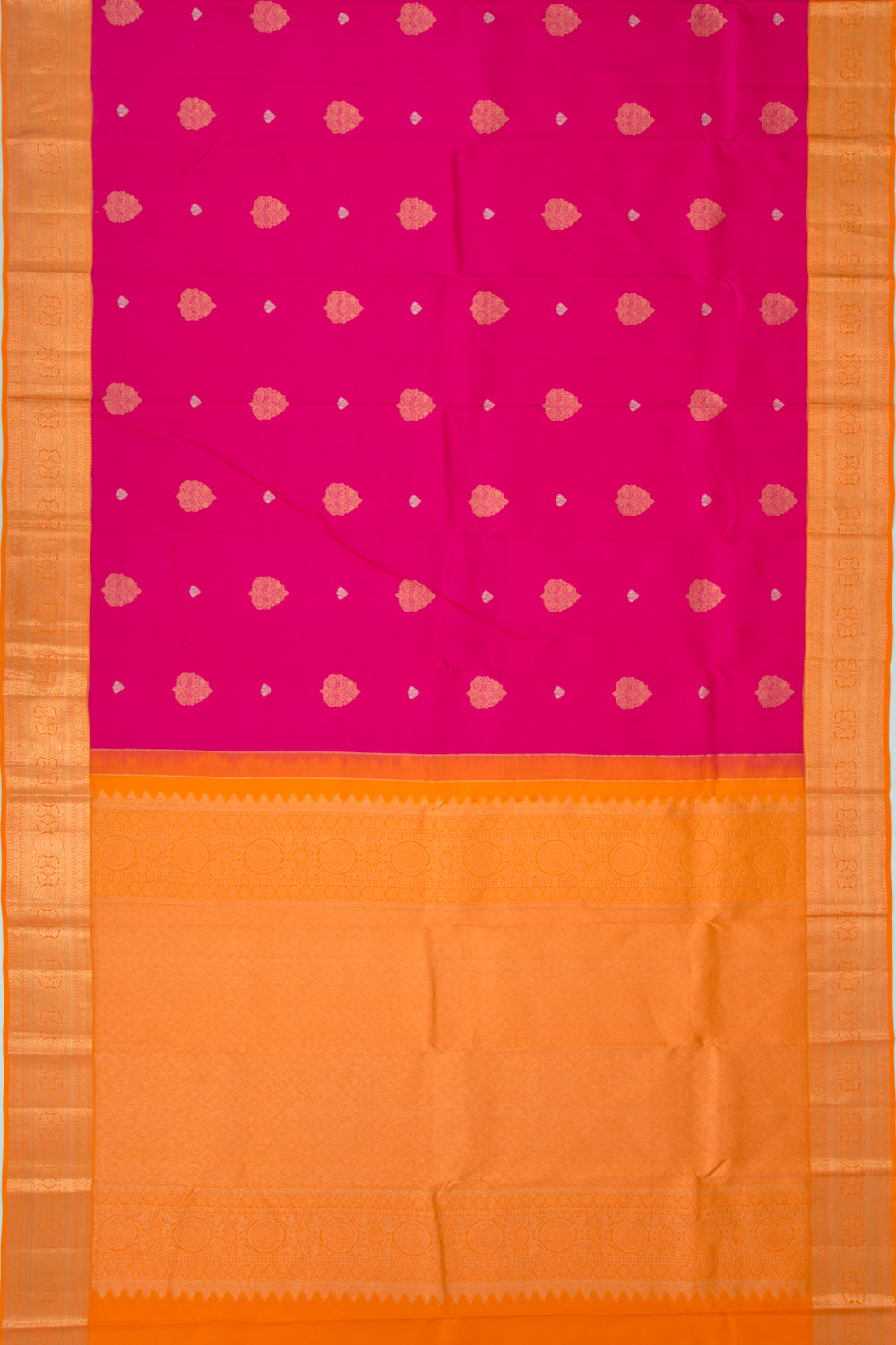 Kanchipuram Silk Butta Pink Saree