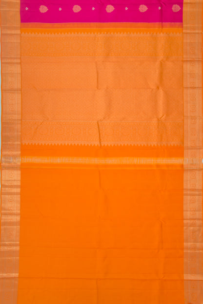 Kanchipuram Silk Butta Pink Saree