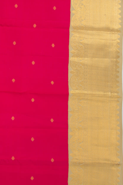 Kanchipuram Silk Butta Pink Saree