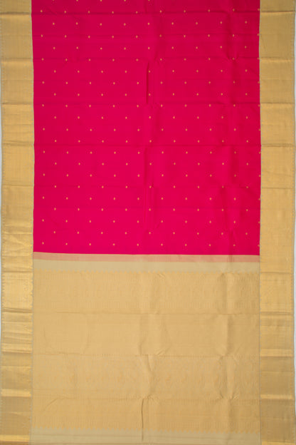 Kanchipuram Silk Butta Pink Saree