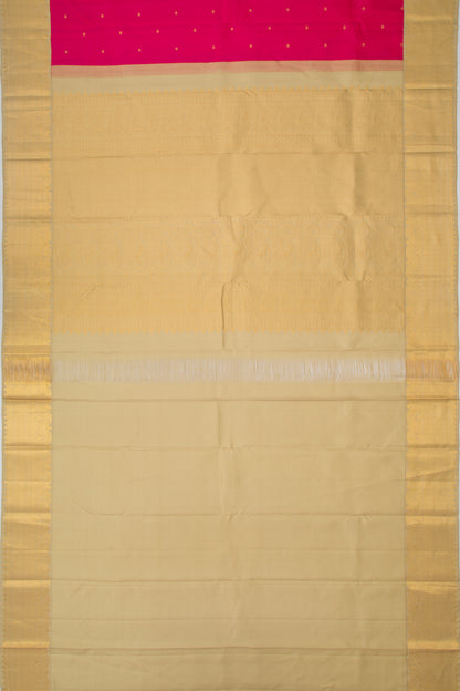 Kanchipuram Silk Butta Pink Saree