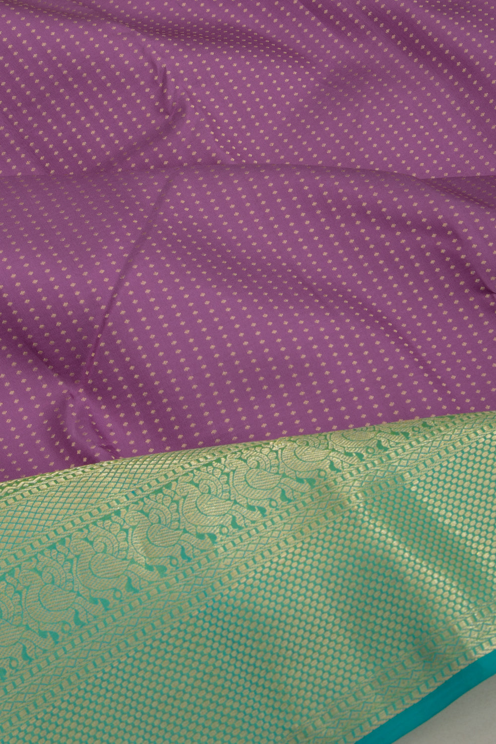 Taranga Kanchi Silk Brocade Lavender Saree