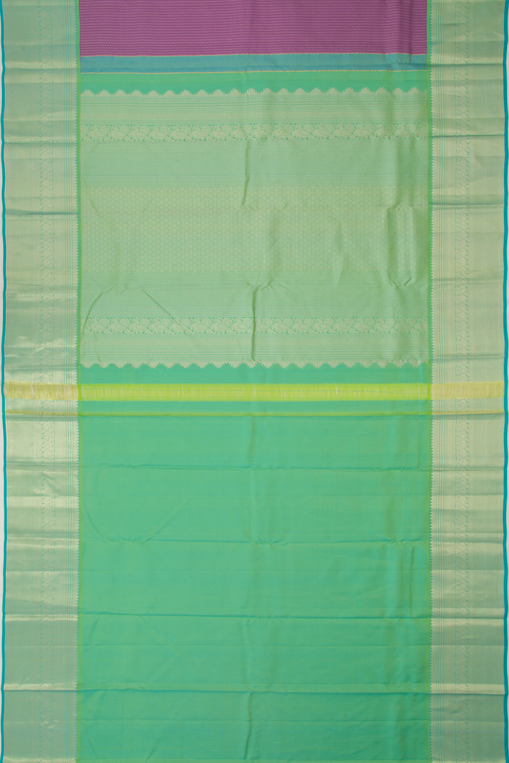 Taranga Kanchi Silk Brocade Lavender Saree