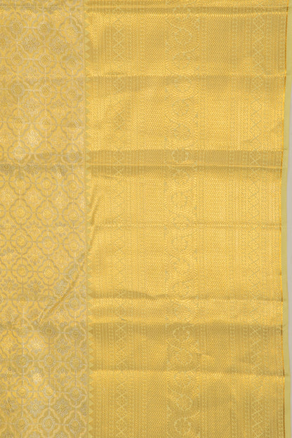 Taranga Kanchi Silk Tissue Brocade Pastel Green Saree