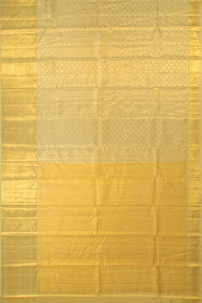 Taranga Kanchi Silk Tissue Brocade Pastel Green Saree