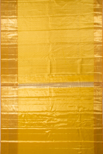 Taranga Kanchi Silk Tissue Jaal Gold Saree