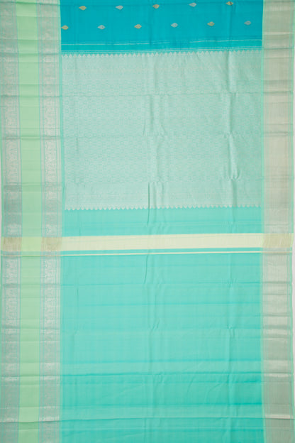 Taranga Kanchi Silk Butta Sky Blue Saree