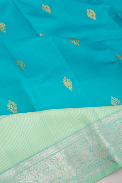 Taranga Kanchi Silk Butta Sky Blue Saree
