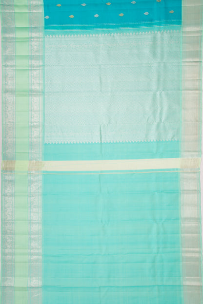 Taranga Kanchi Silk Butta Sky Blue Saree
