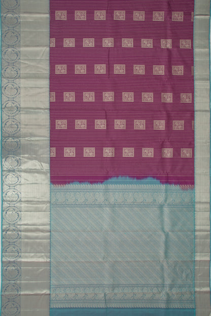 Taranga Kanchi Silk Brocade Purple Saree