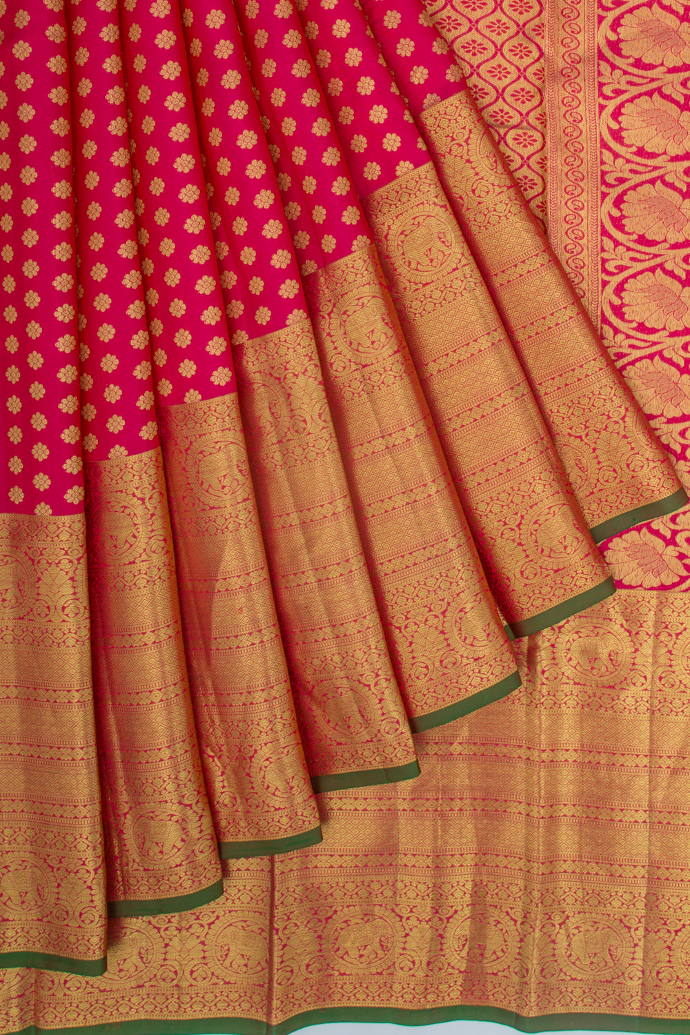 Taranga Kanchi Silk Butta Pink Saree