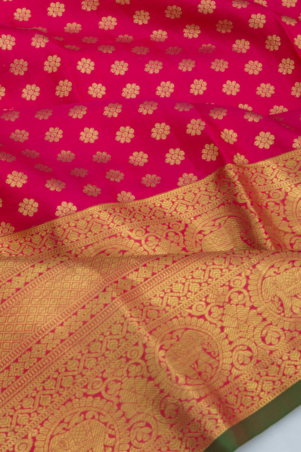 Taranga Kanchi Silk Butta Pink Saree