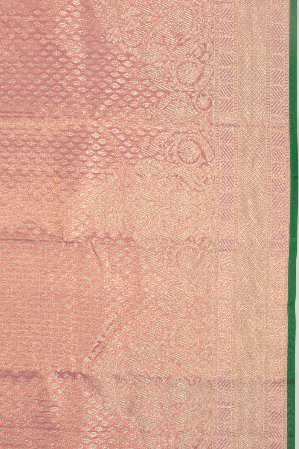 Taranga Kanchi Silk Tissue Brocade Pink Saree