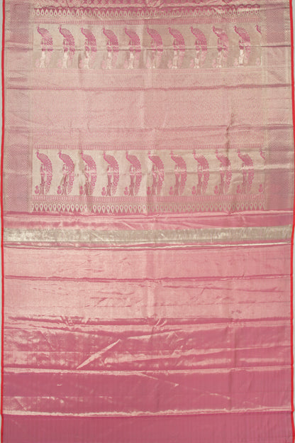 Taranga Kanchi Silk Tissue Brocade Pink Saree