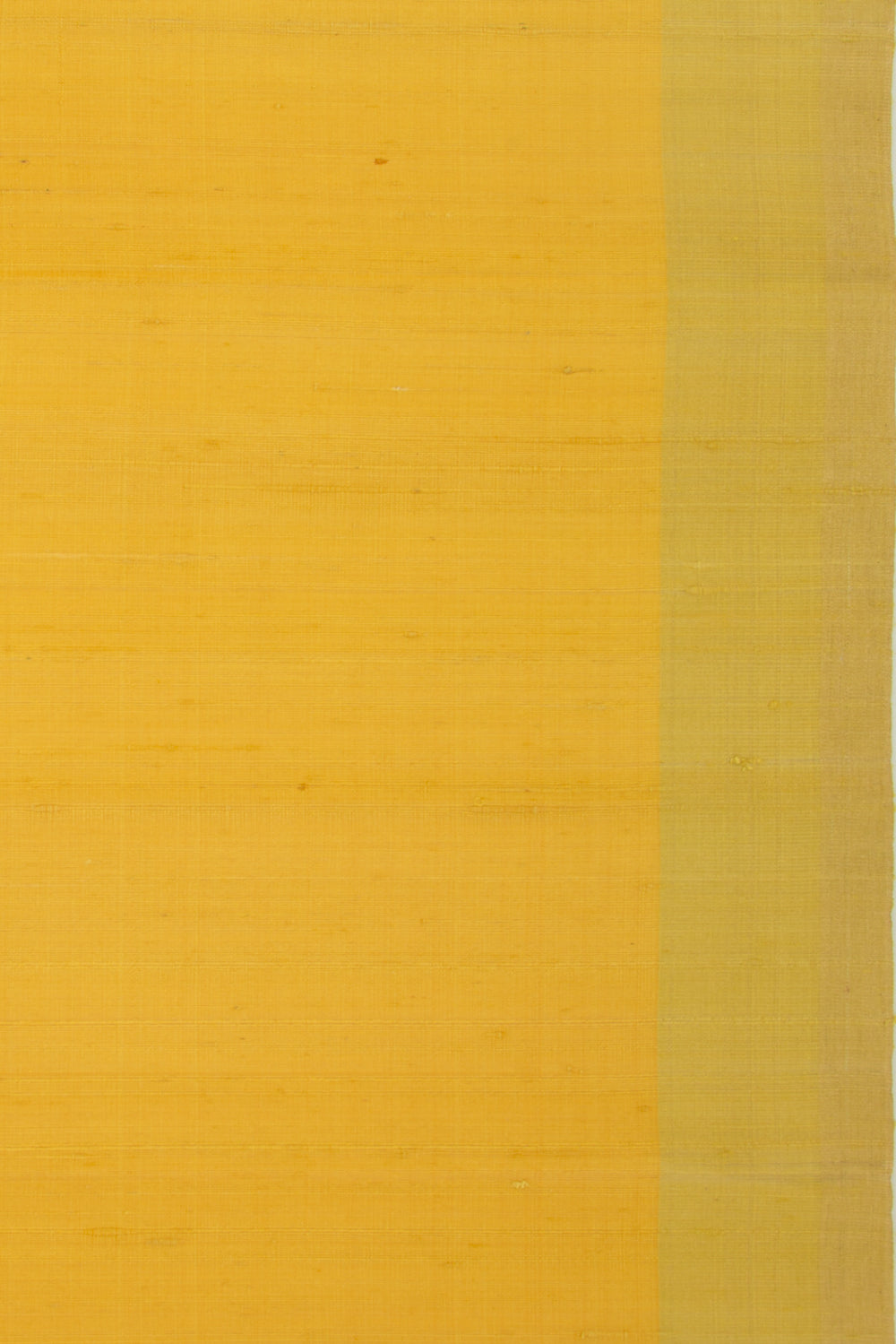 Tussar Plain Yellow Saree