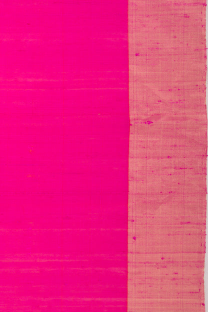 Tussar Plain Pink Saree