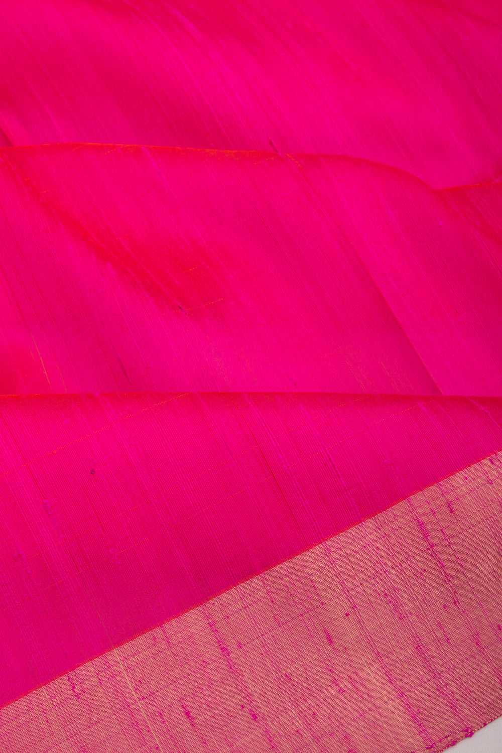 Tussar Plain Pink Saree