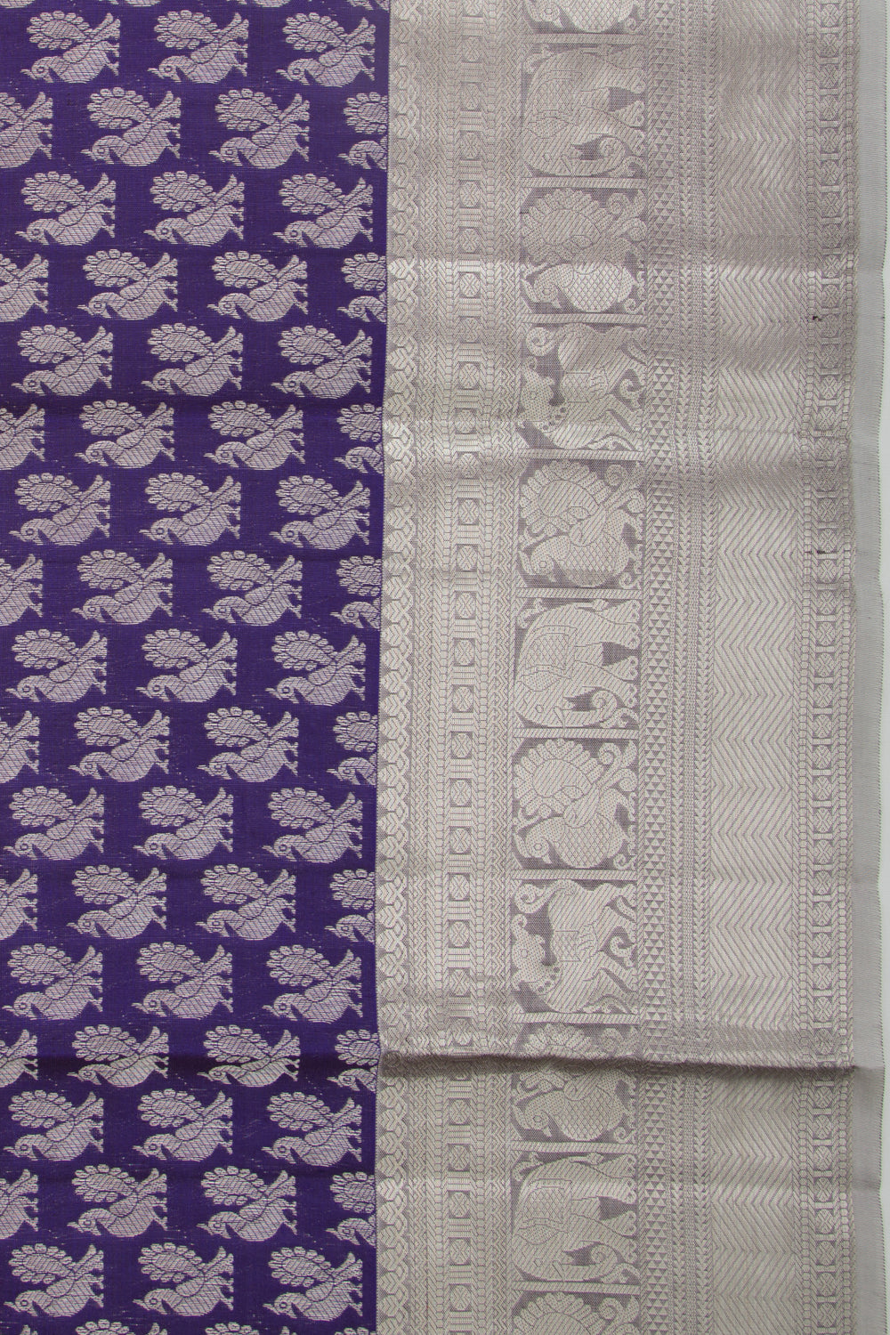 Taranga Kanchi Silk Butta Royal Blue Saree