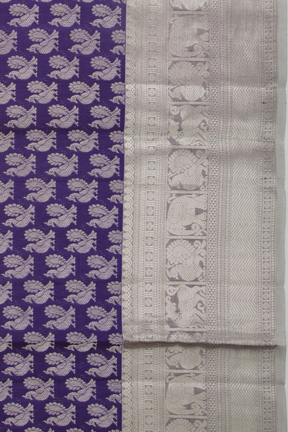 Taranga Kanchi Silk Butta Royal Blue Saree