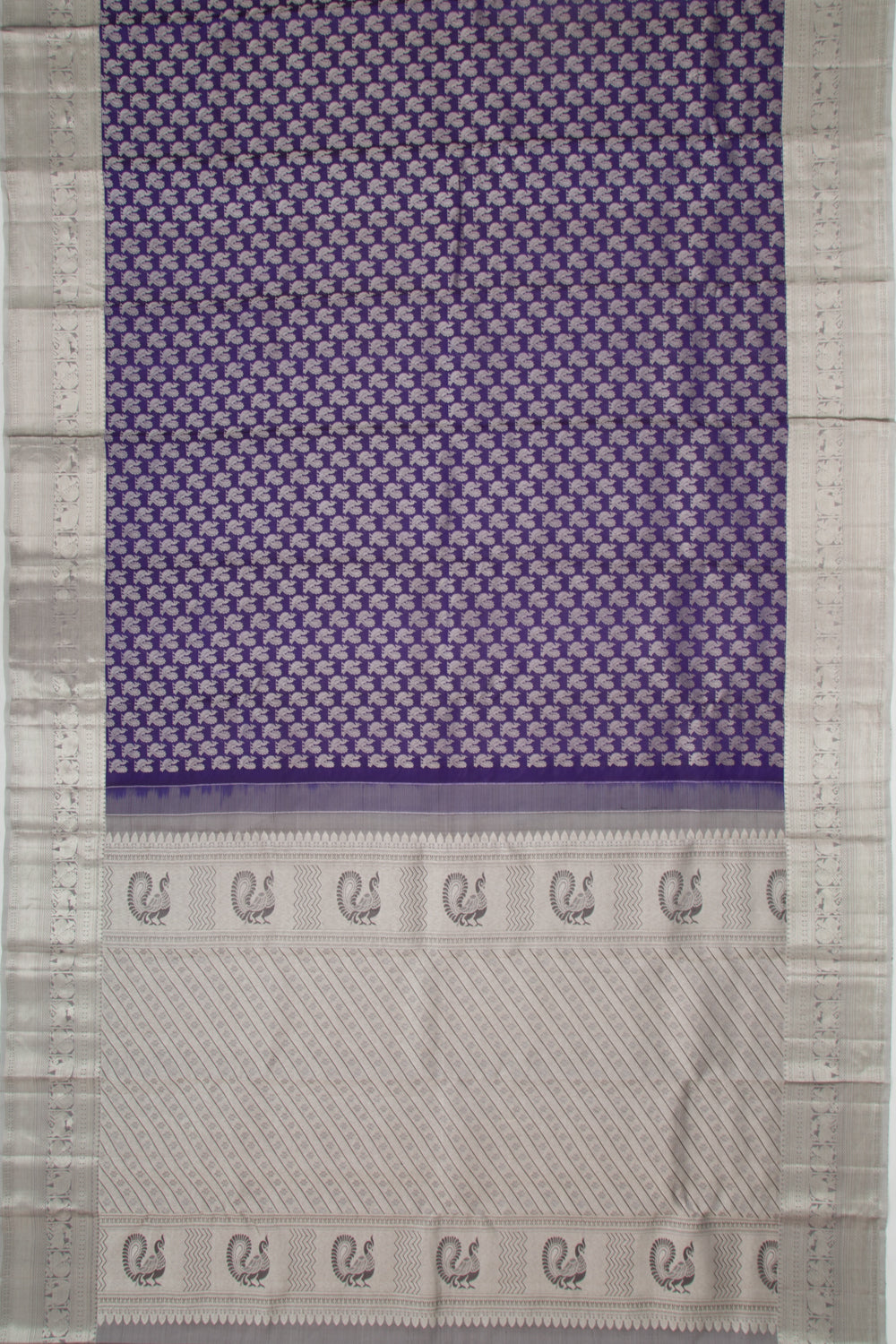 Taranga Kanchi Silk Butta Royal Blue Saree
