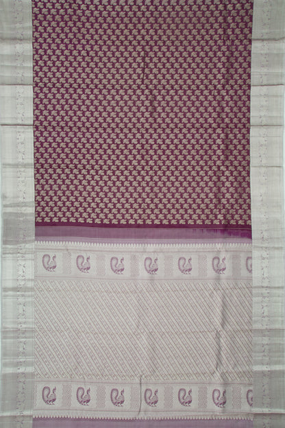 Taranga Kanchi Silk Butta Violet Saree