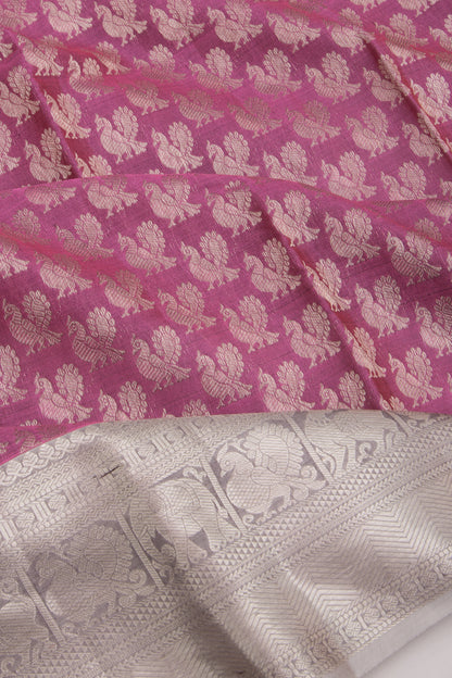 Taranga Kanchi Silk Butta Pink Saree