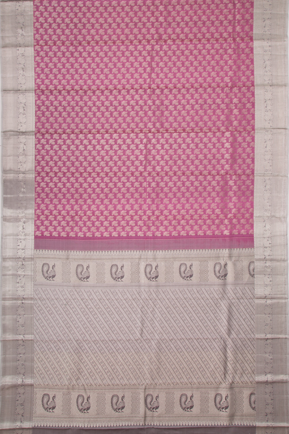 Taranga Kanchi Silk Butta Pink Saree