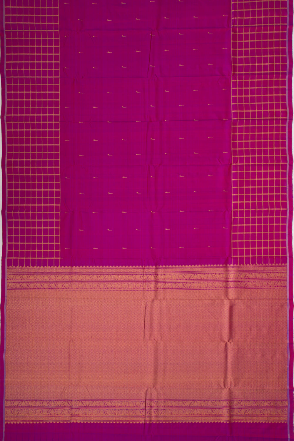 Kanchipuram Silk Butta Purple Saree