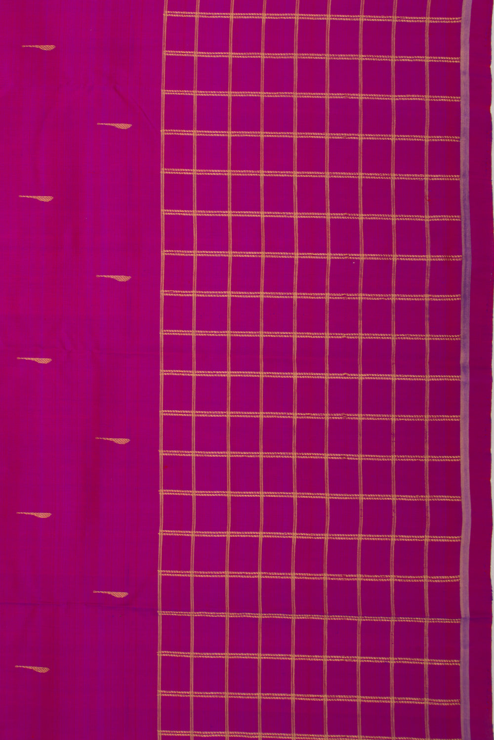 Kanchipuram Silk Butta Purple Saree