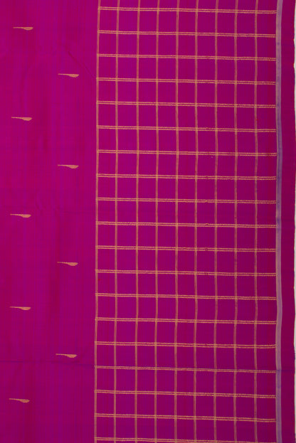 Kanchipuram Silk Butta Purple Saree