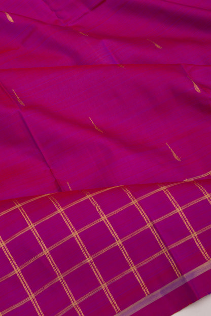 Kanchipuram Silk Butta Purple Saree