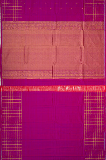 Kanchipuram Silk Butta Purple Saree