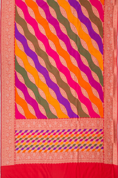 Banarasi Silk Jaal Rangkat Saree