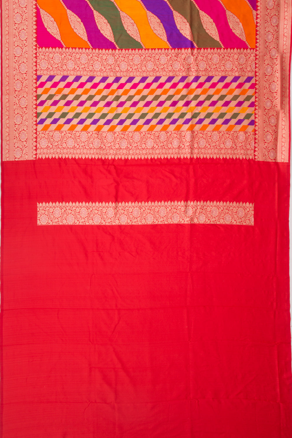 Banarasi Silk Jaal Rangkat Saree