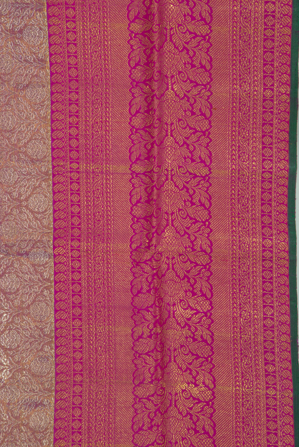 Kanchipuram Silk Tissue Brocade Lavender Saree