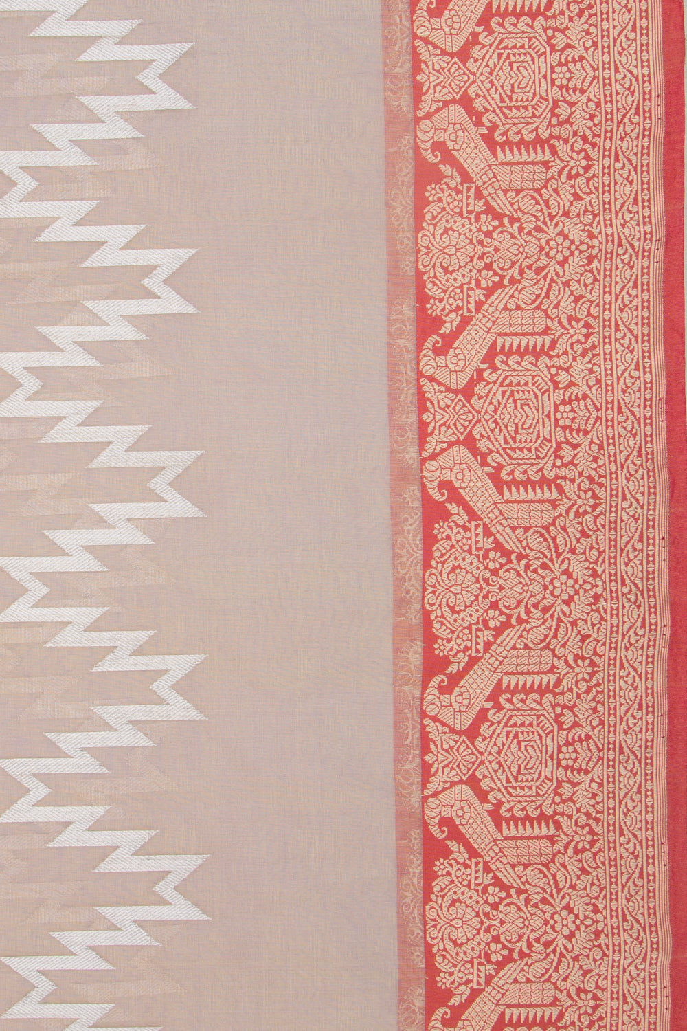 Banarasi Kora Organza Tissue Butta Violet Saree