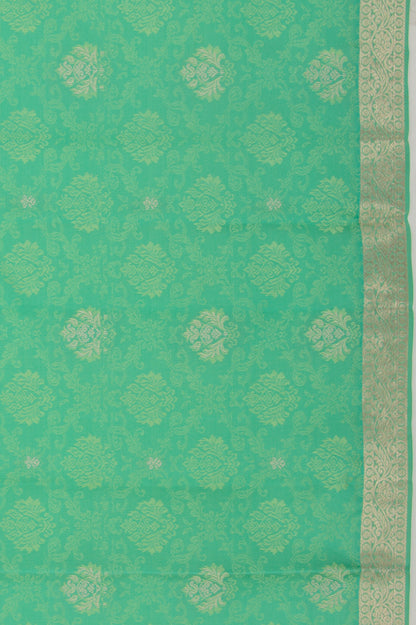 Taranga Kanchi Silk Jacquard And Butta Sea Green Saree