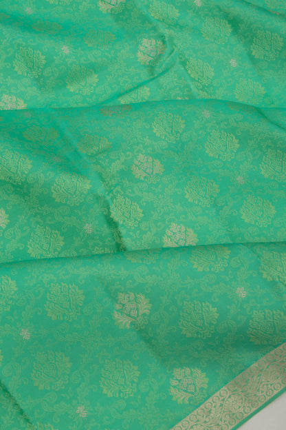 Taranga Kanchi Silk Jacquard And Butta Sea Green Saree