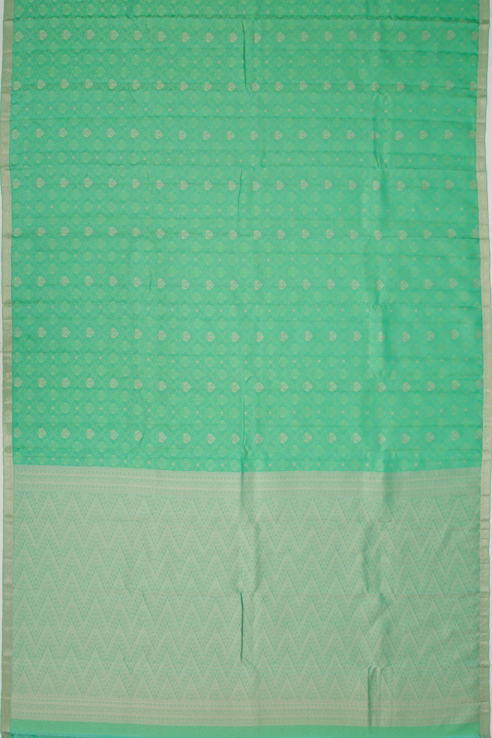 Taranga Kanchi Silk Jacquard And Butta Sea Green Saree