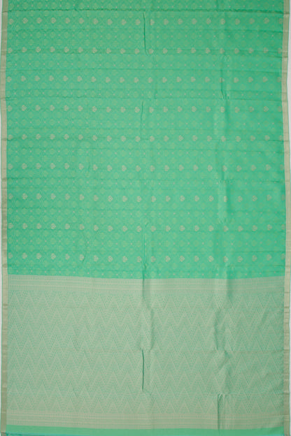 Taranga Kanchi Silk Jacquard And Butta Sea Green Saree