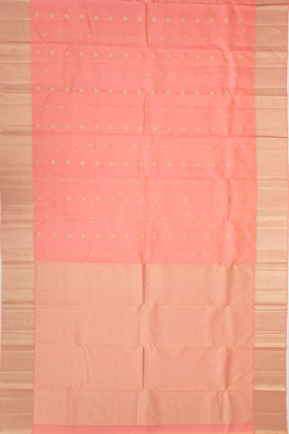 Taranga Kanchi Silk Jacquard And Butta Peach Saree