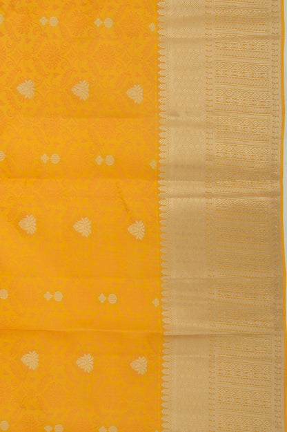 Taranga Kanchi Silk Jacquard And Butta Yellow Saree