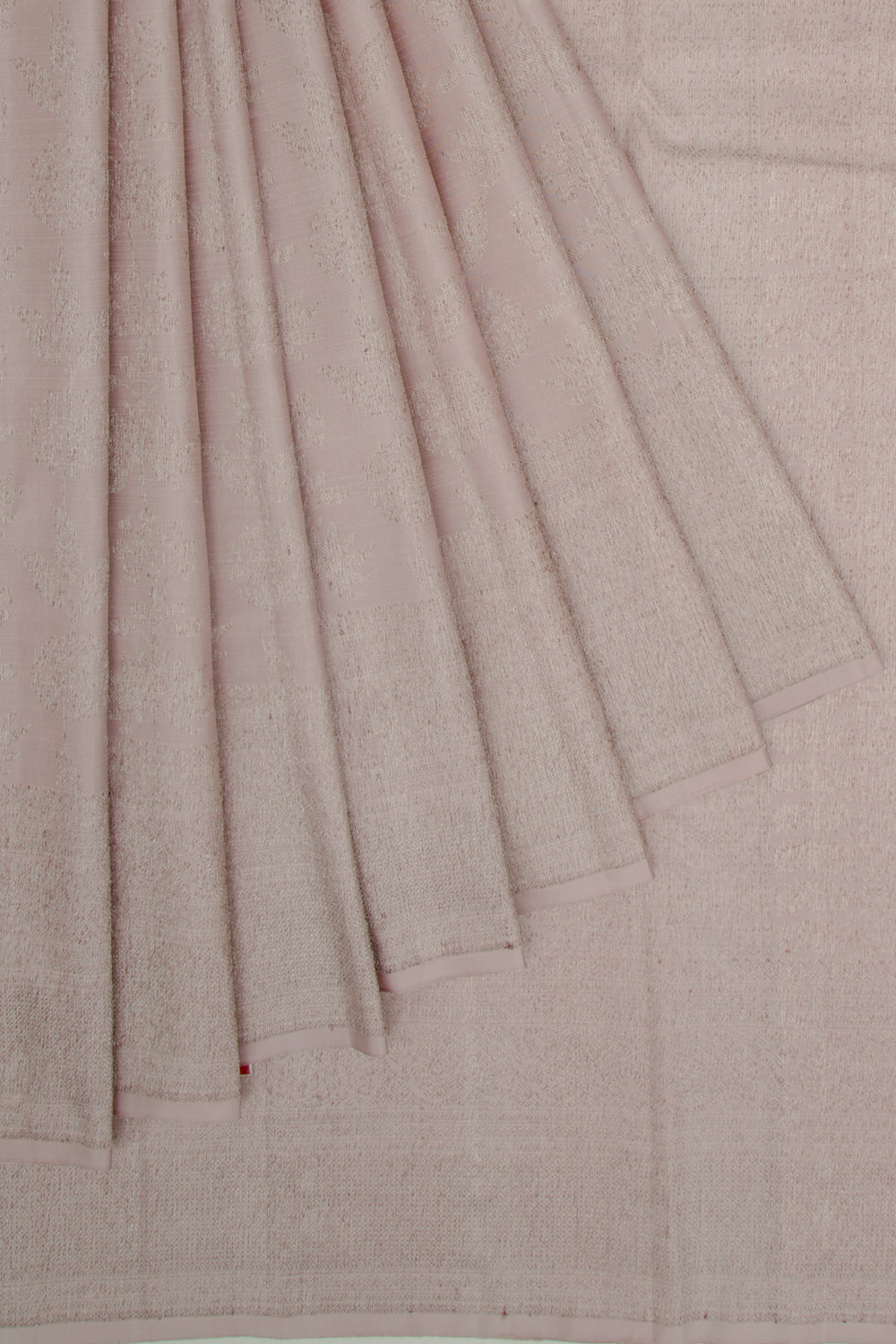 Kanchipuram Silk Jaal Lilac Saree