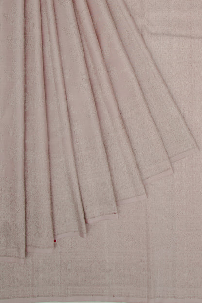 Kanchipuram Silk Jaal Lilac Saree