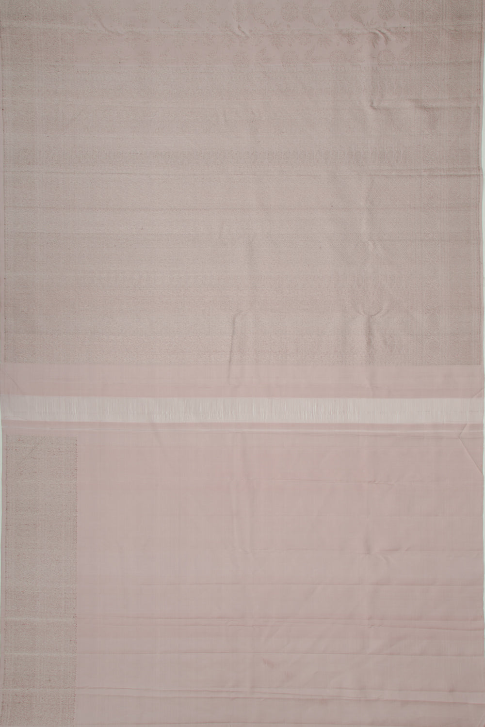 Kanchipuram Silk Jaal Lilac Saree