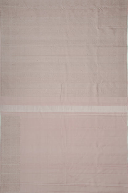 Kanchipuram Silk Jaal Lilac Saree