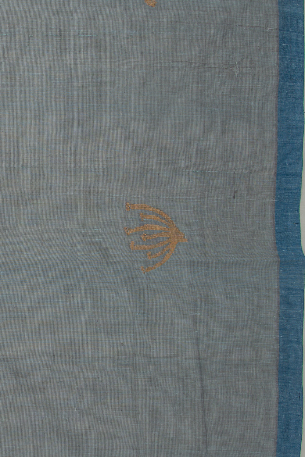 Ponduru Handspun Cotton Butta Grey Saree