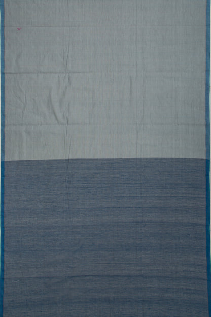 Ponduru Handspun Cotton Butta Grey Saree