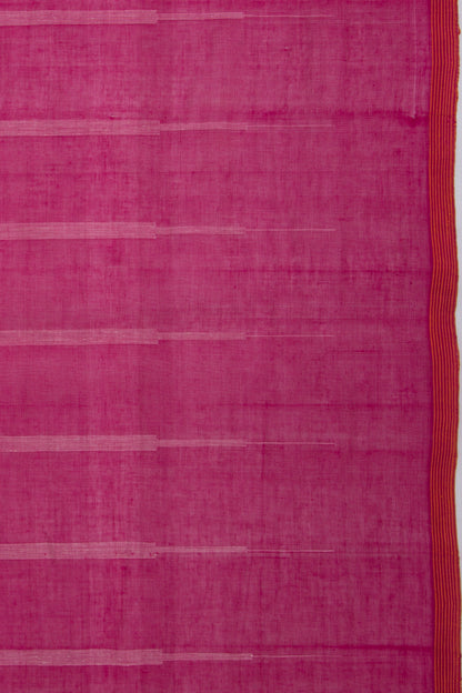 Ponduru Handspun Cotton Vertical Lines Pink Saree