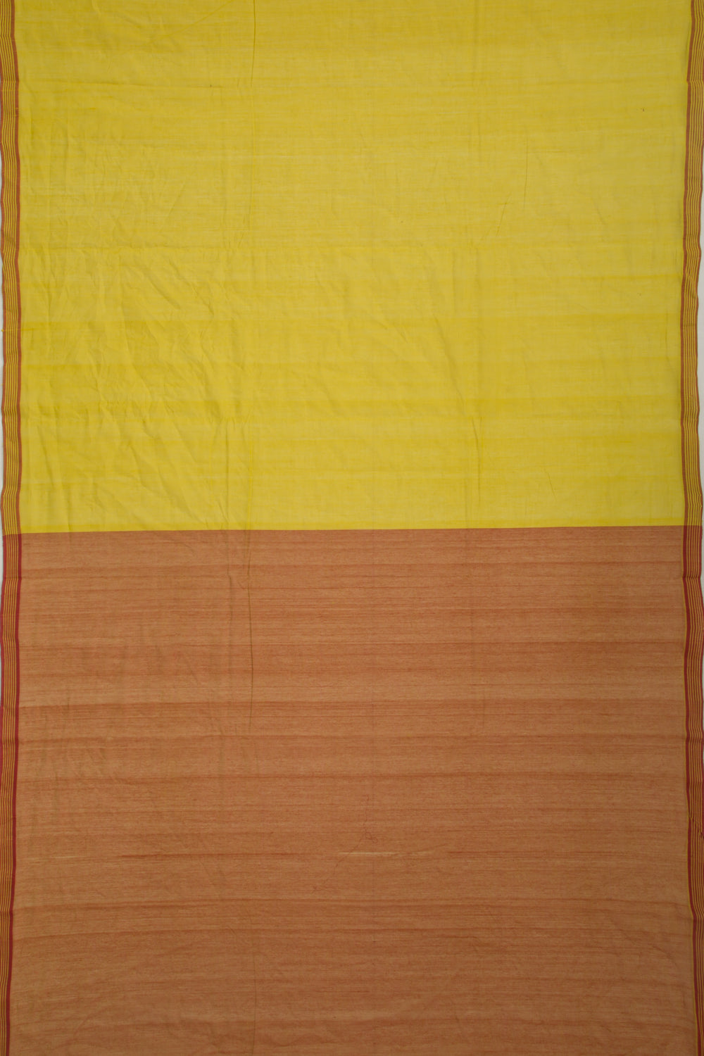 Ponduru Handspun Cotton Plain Mehendi Green Saree